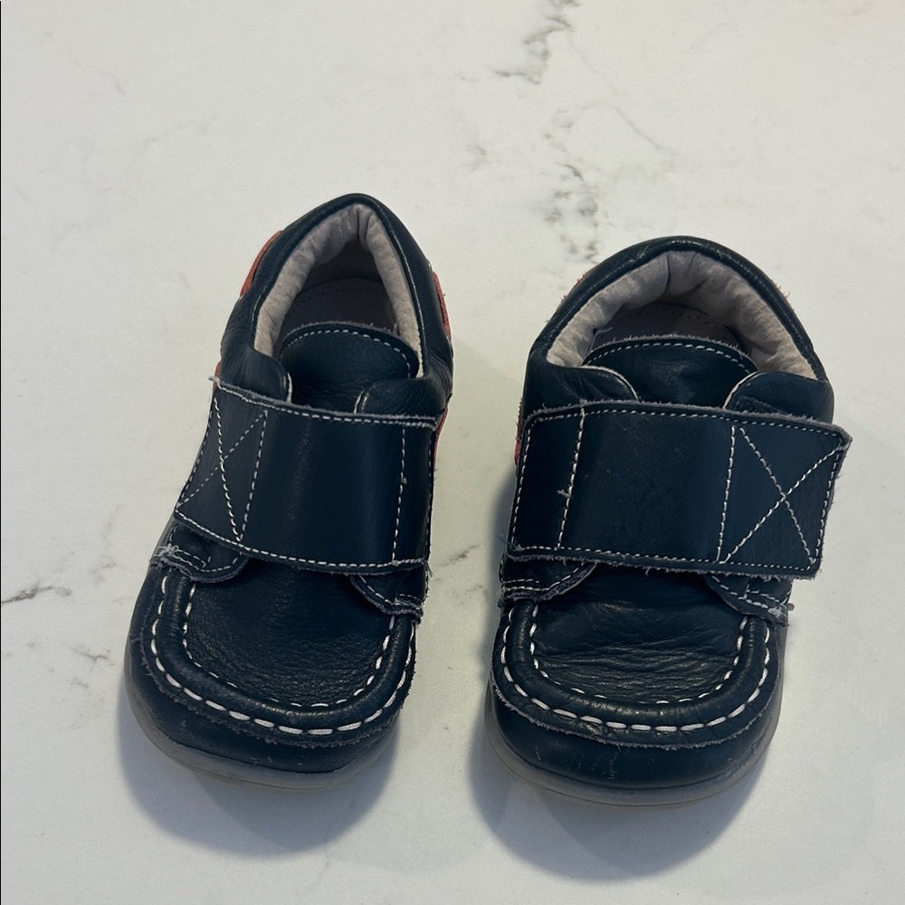 See Kai Run Dark Blue Kids Moccasins